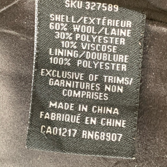 Le Chateau Buckle Peacoat Detachable Hood Small - Picture 8 of 8